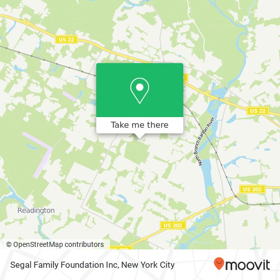 Segal Family Foundation Inc map