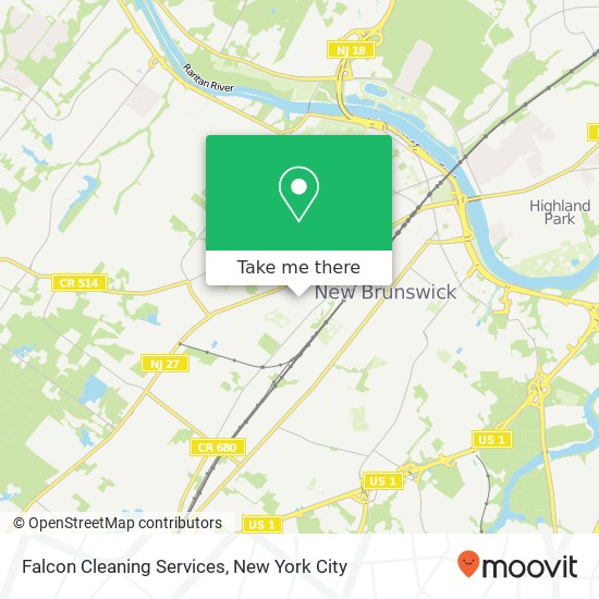 Mapa de Falcon Cleaning Services