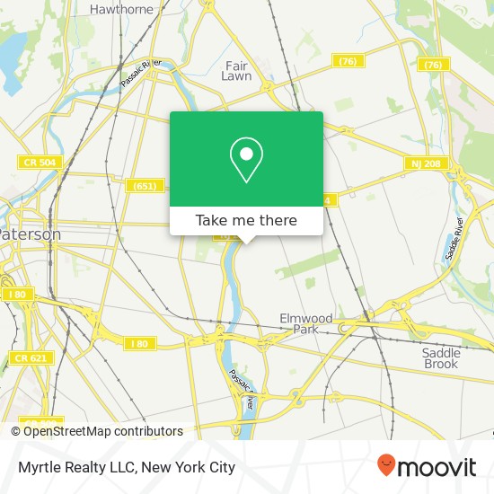 Mapa de Myrtle Realty LLC
