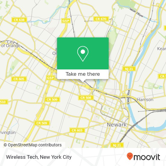 Wireless Tech map