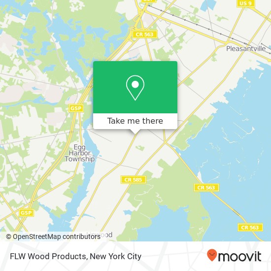 FLW Wood Products map