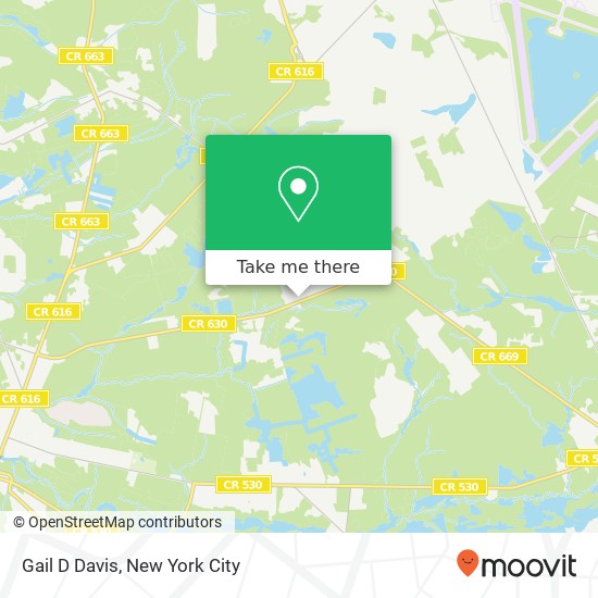 Gail D Davis map