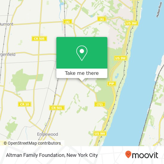 Altman Family Foundation map