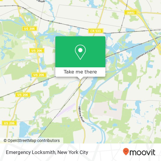 Emergency Locksmith map