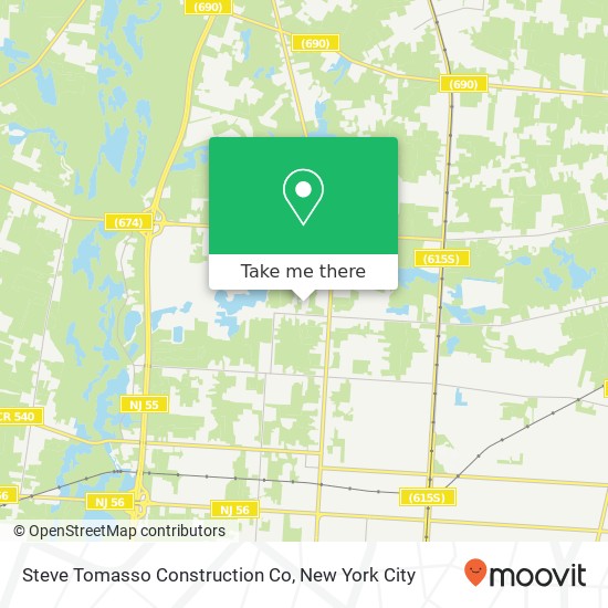 Mapa de Steve Tomasso Construction Co