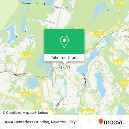 Mapa de AMA Centerless Grinding