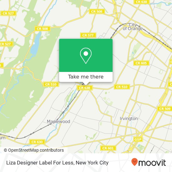 Liza Designer Label For Less map