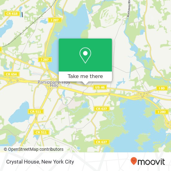 Crystal House map