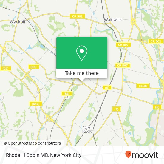 Rhoda H Cobin MD map