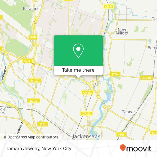 Mapa de Tamara Jewelry