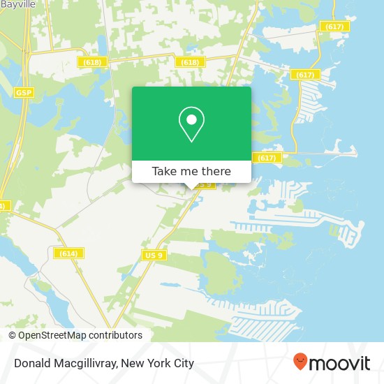 Mapa de Donald Macgillivray