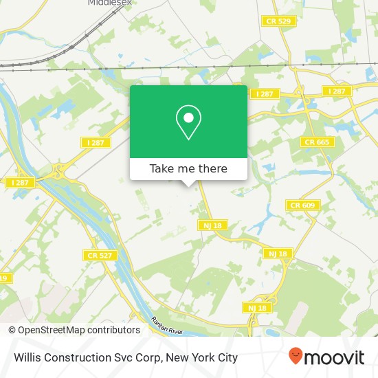 Willis Construction Svc Corp map