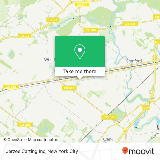 Mapa de Jerzee Carting Inc