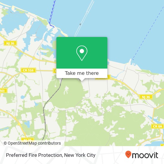 Preferred Fire Protection map