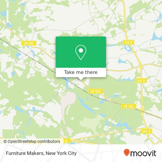 Mapa de Furniture Makers