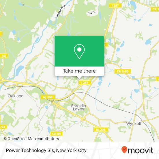 Mapa de Power Technology Sls