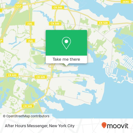 Mapa de After Hours Messenger