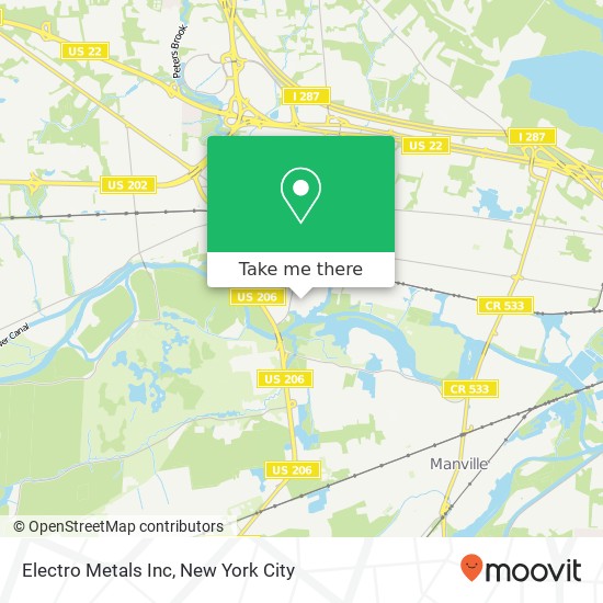 Electro Metals Inc map