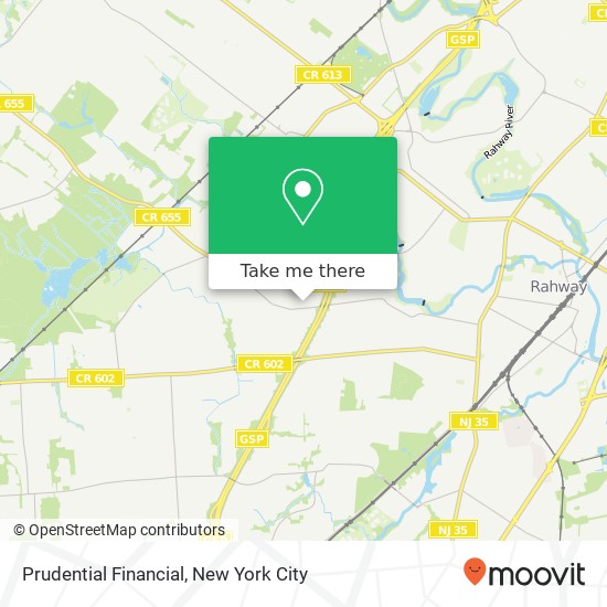 Prudential Financial map