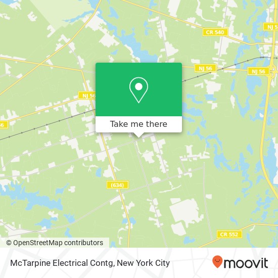 Mapa de McTarpine Electrical Contg