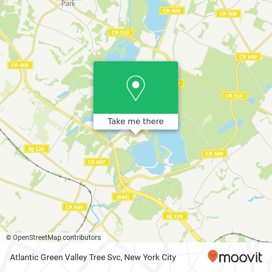 Atlantic Green Valley Tree Svc map