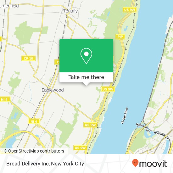 Bread Delivery Inc map