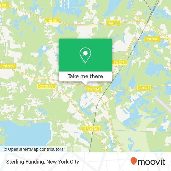 Mapa de Sterling Funding