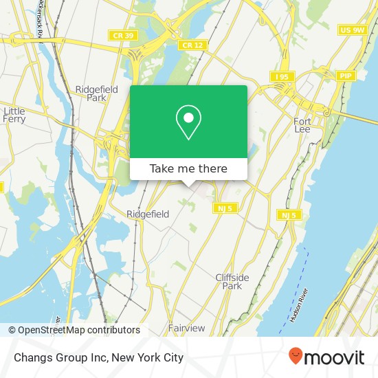 Changs Group Inc map