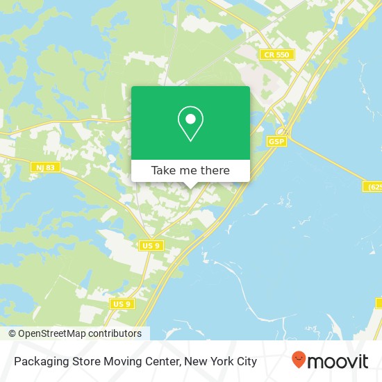 Packaging Store Moving Center map