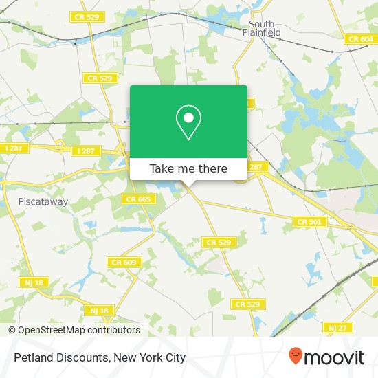 Petland Discounts map