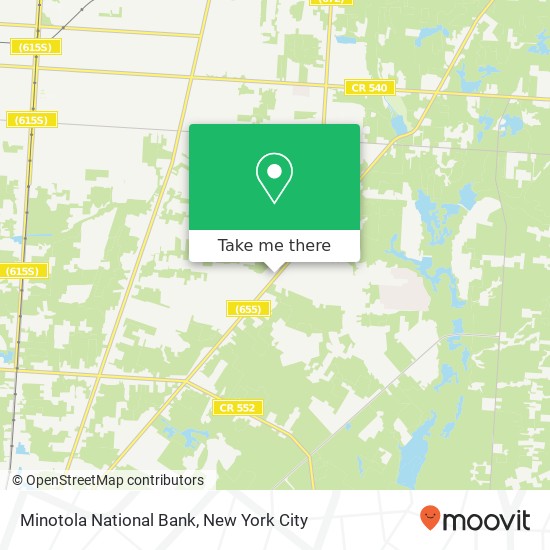 Minotola National Bank map