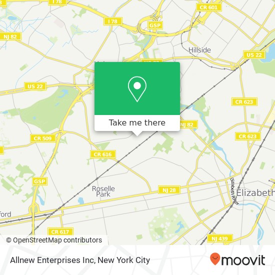 Mapa de Allnew Enterprises Inc
