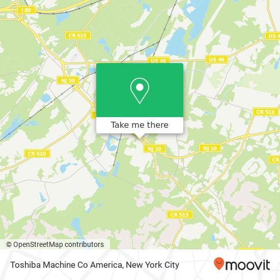 Toshiba Machine Co America map