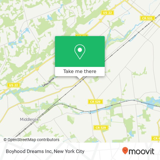 Boyhood Dreams Inc map