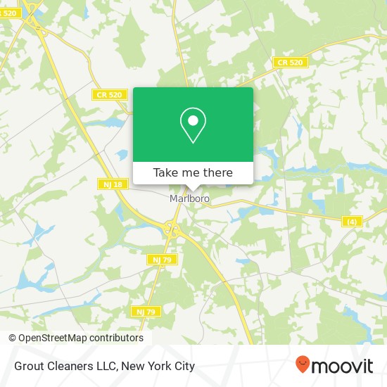 Grout Cleaners LLC map