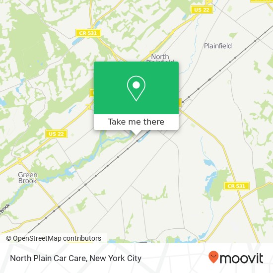 North Plain Car Care map
