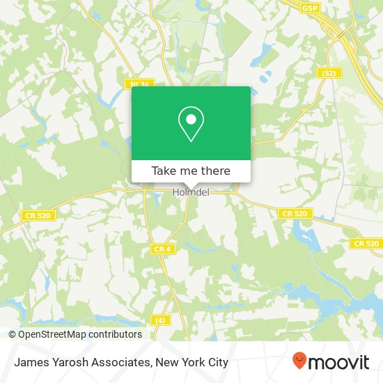 James Yarosh Associates map