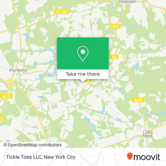 Tickle Toes LLC map