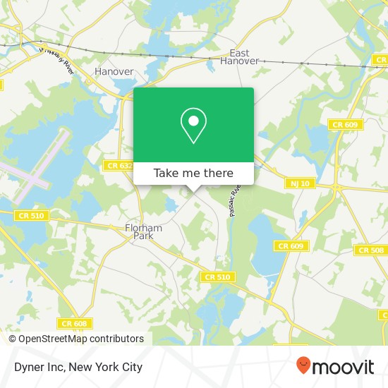 Dyner Inc map