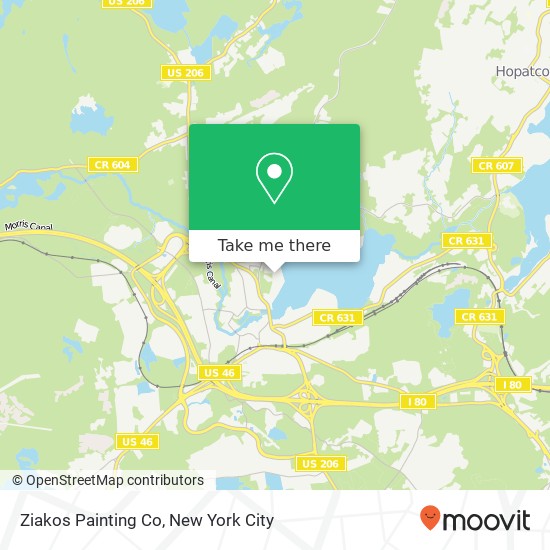 Mapa de Ziakos Painting Co