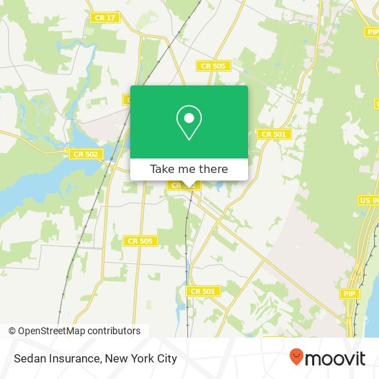 Sedan Insurance map