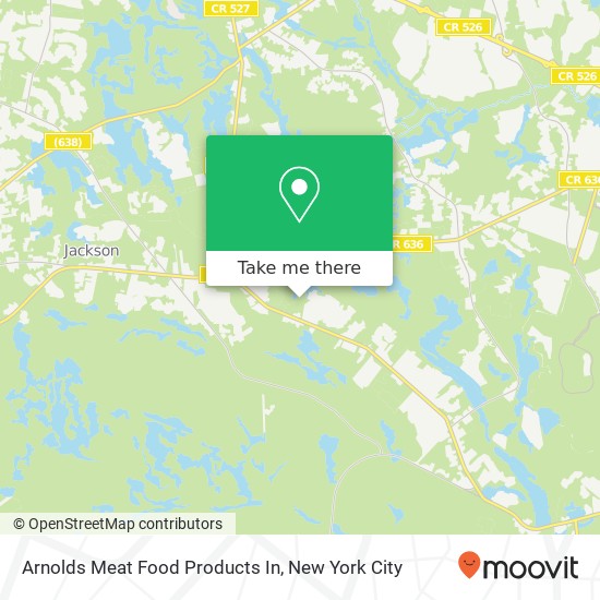 Arnolds Meat Food Products In map