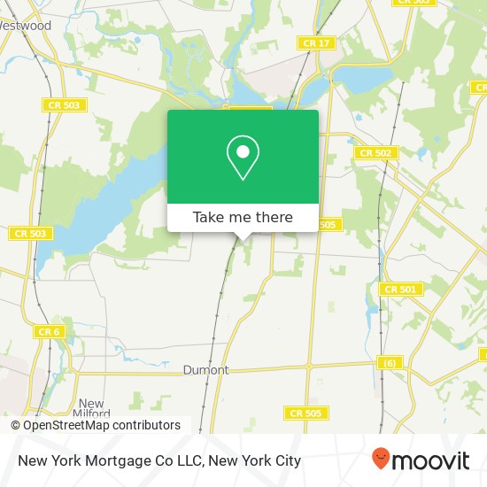 Mapa de New York Mortgage Co LLC