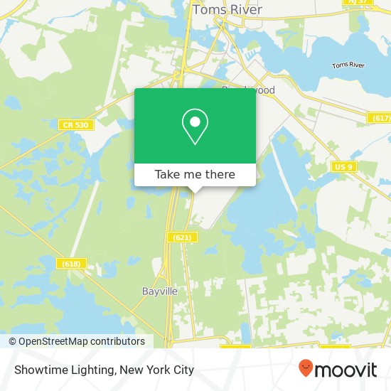 Showtime Lighting map