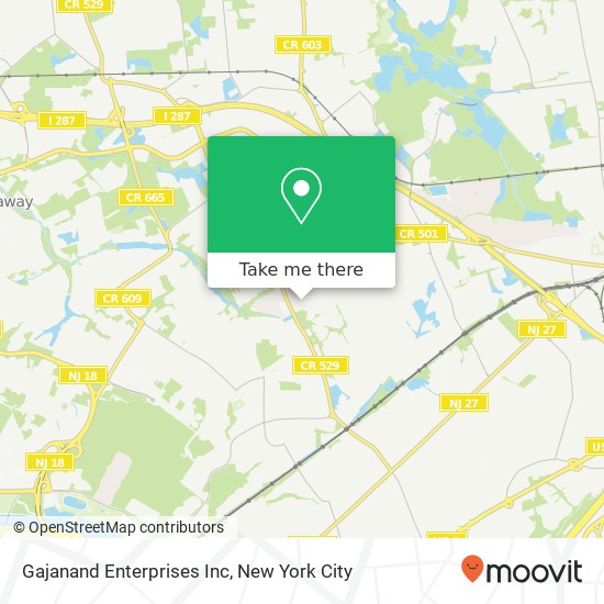 Gajanand Enterprises Inc map