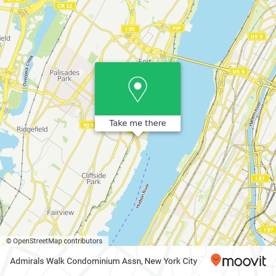 Admirals Walk Condominium Assn map