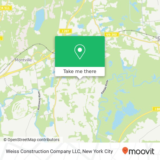 Mapa de Weiss Construction Company LLC
