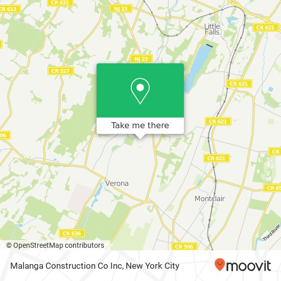 Malanga Construction Co Inc map