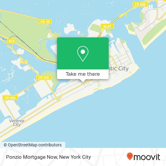 Ponzio Mortgage Now map