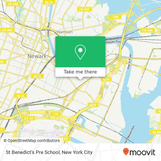 Mapa de St Benedict's Pre School